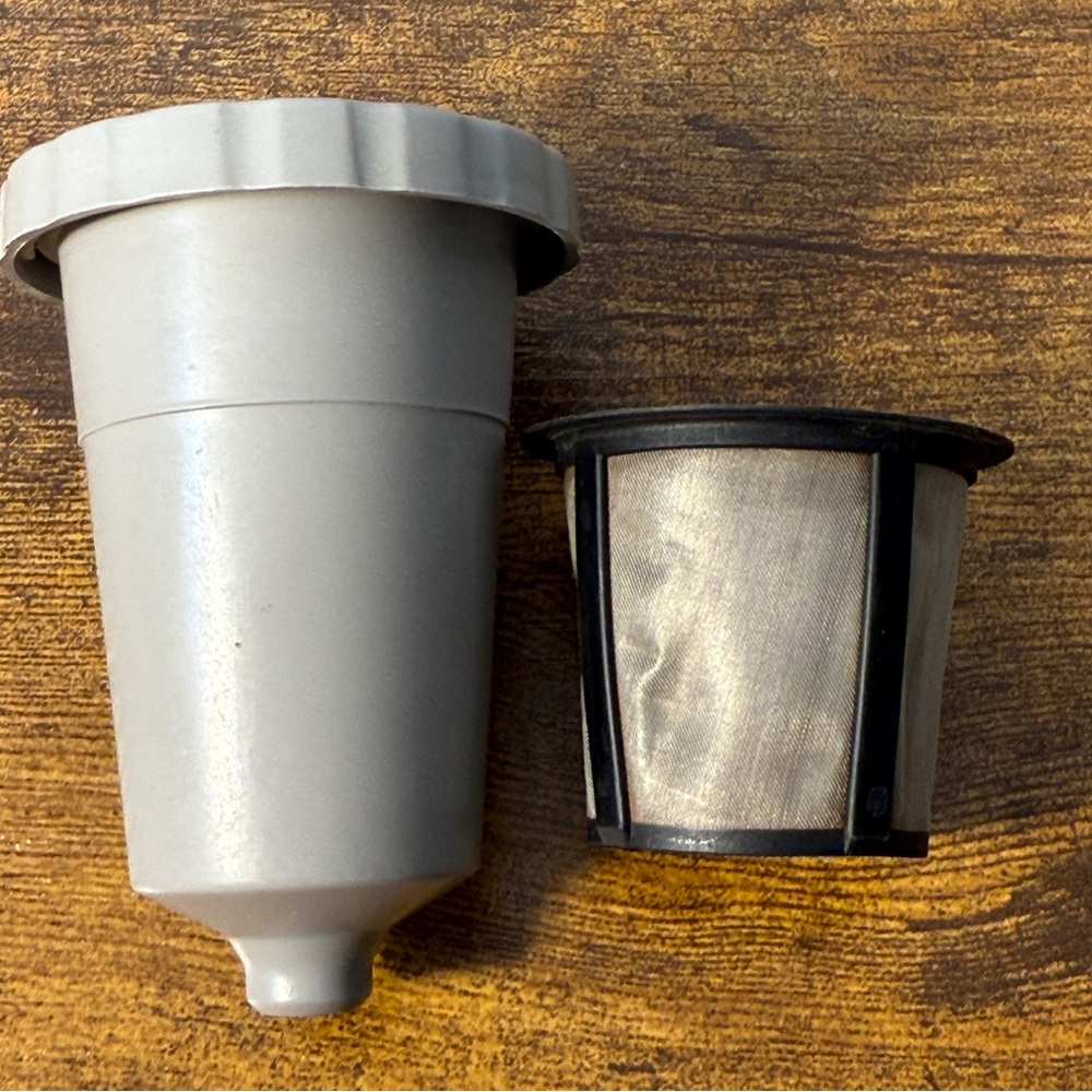 Keurig K-cup‎ Reusable Refillable Filter Basket Cup Coffee Replacement Part Gray